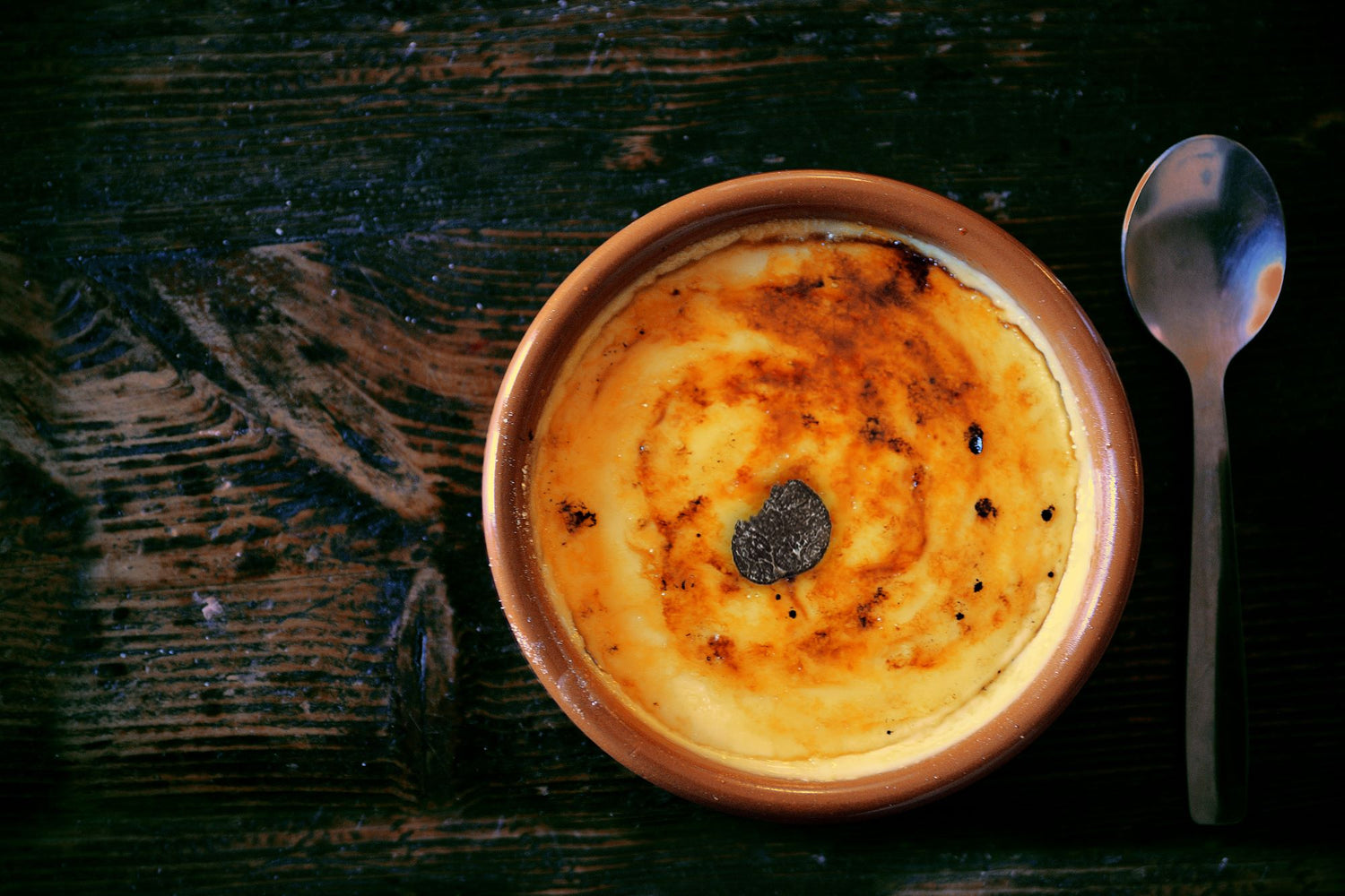 CRÈME BRÛLÉE À LA TRUFFE