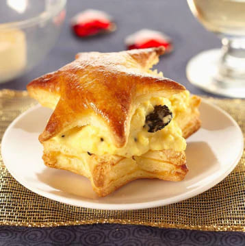 feuilletés au foie gras et truffe noire