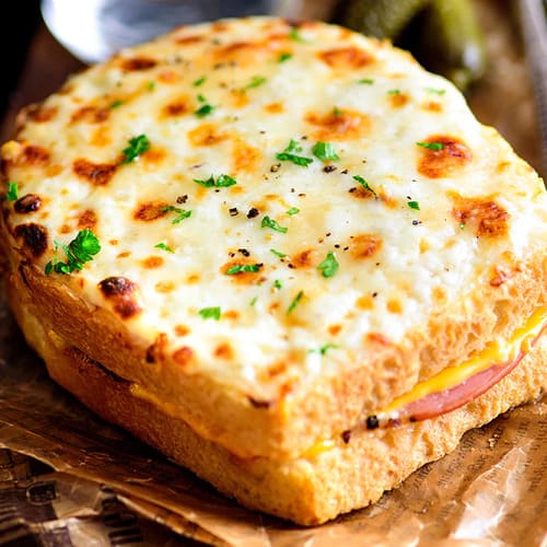 mini croque monsieur à la truffe