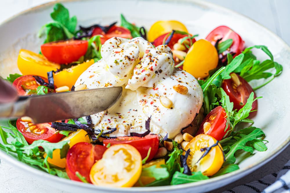 salade burrata truffe