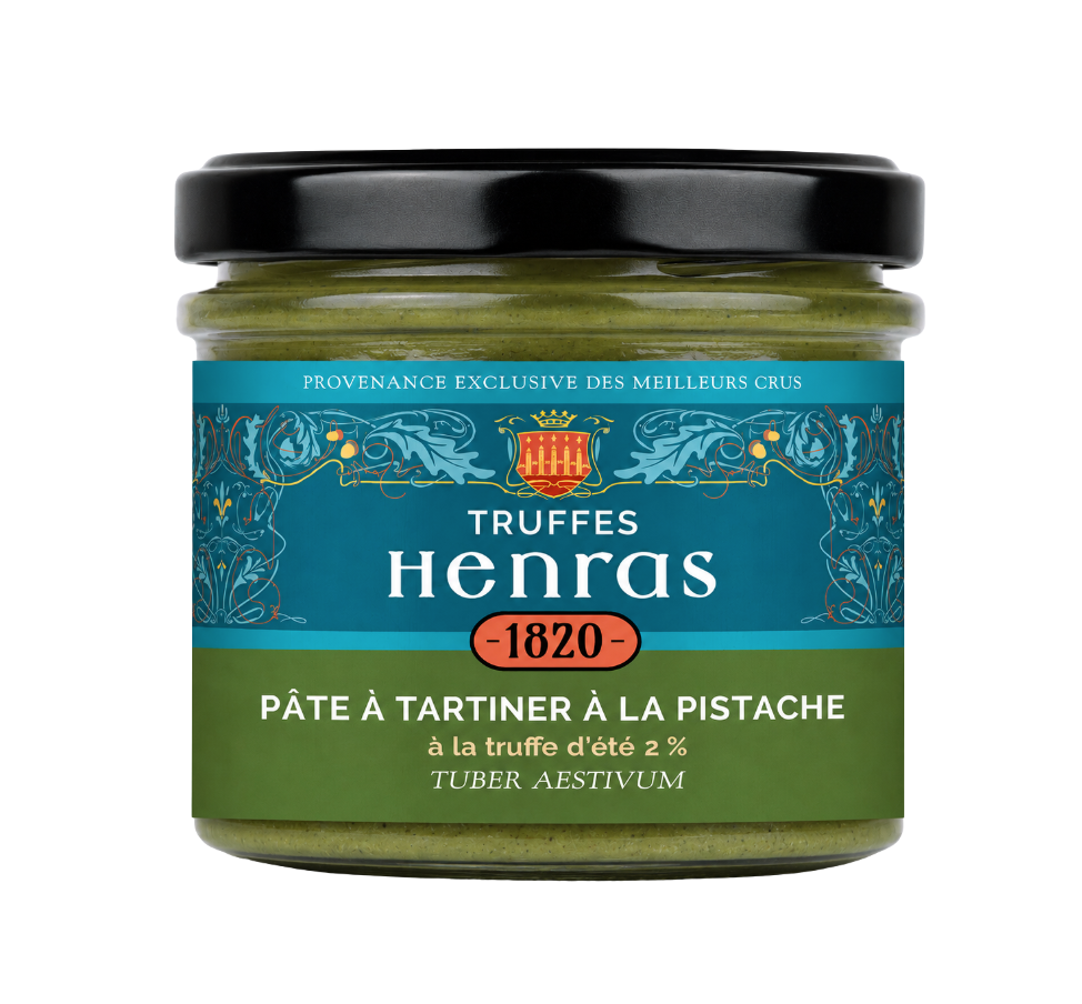 Pâte à tartiner pistache & truffe d'été 2 % – Tuber aestivum