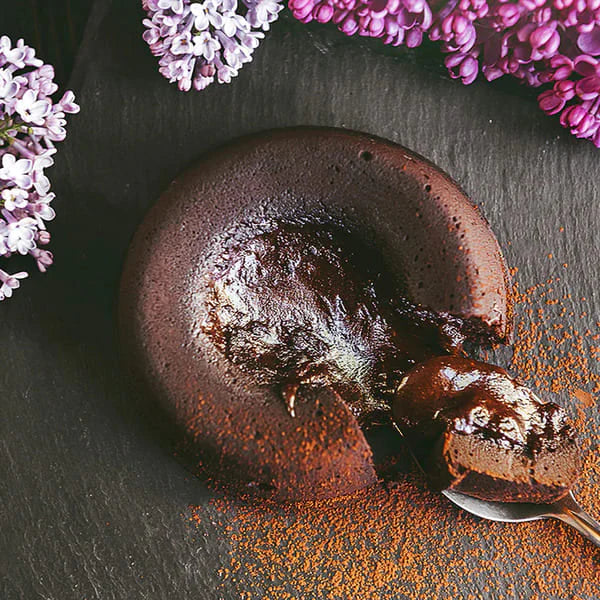 fondant au chocolat et à la truffe noire