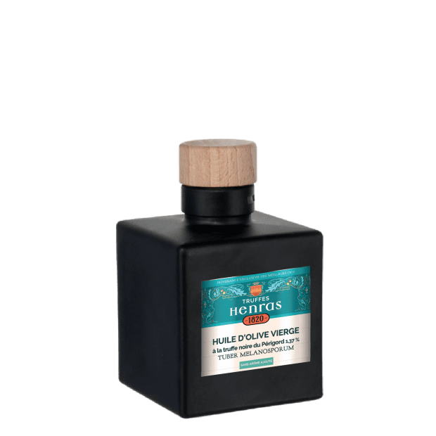 huile de tournesol arôme truffe noire - Les Bouriettes