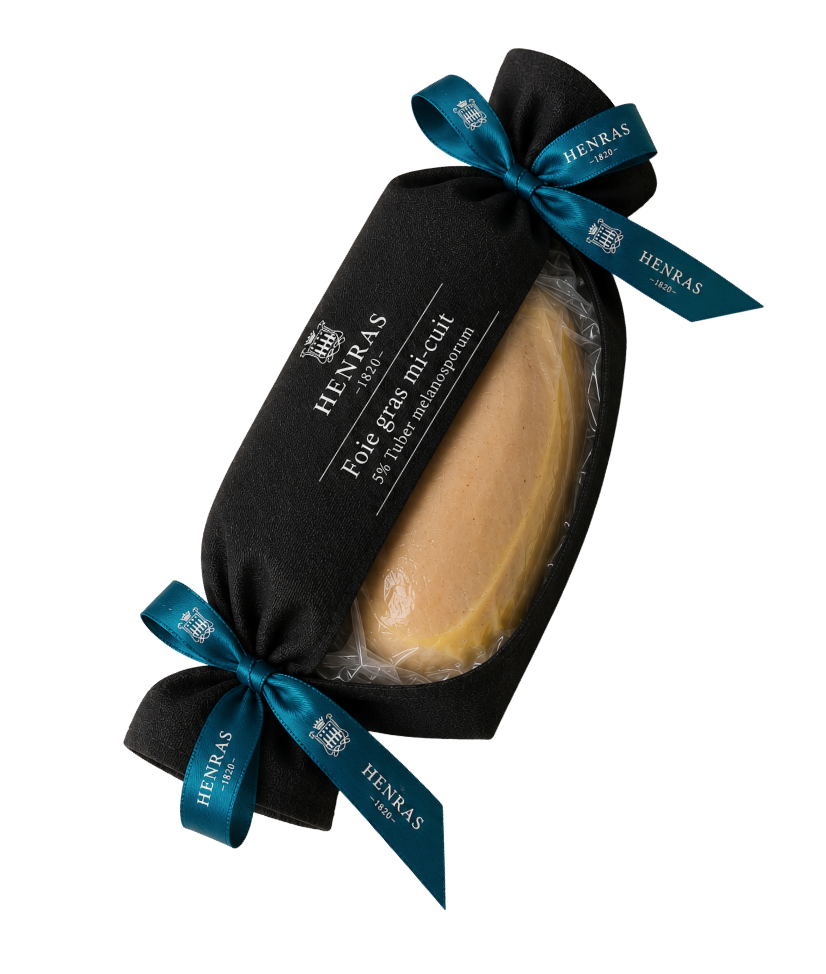 Foie gras mi-cuit à la truffe noire 5 % – Tuber melanosporum