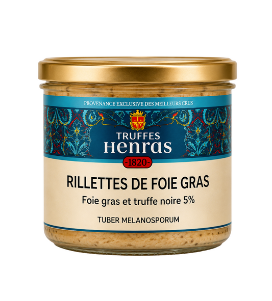Rillettes de foie gras à la truffe noire