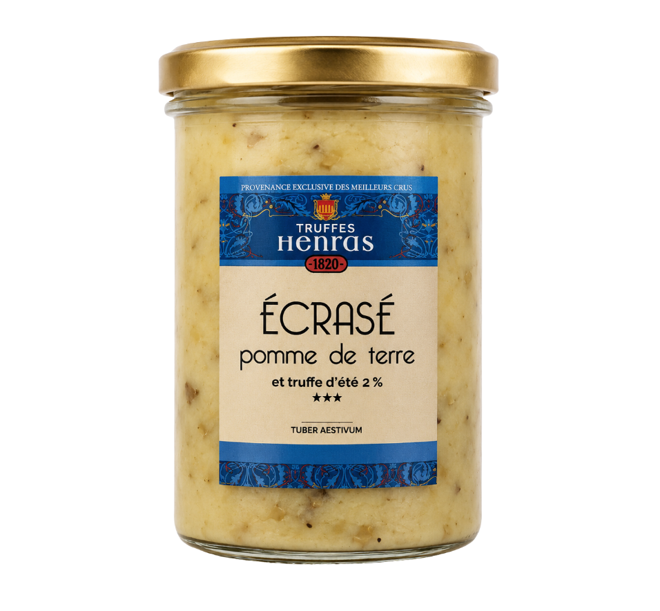 Écrasé de pomme de terre à la truffe d'été 2 % – Tuber aestivum