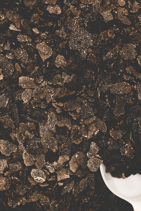 Pelures de truffes noires du Périgord fraîche