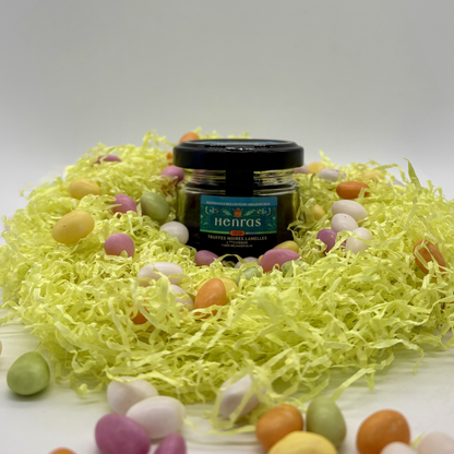 Sliced ​​black truffles 